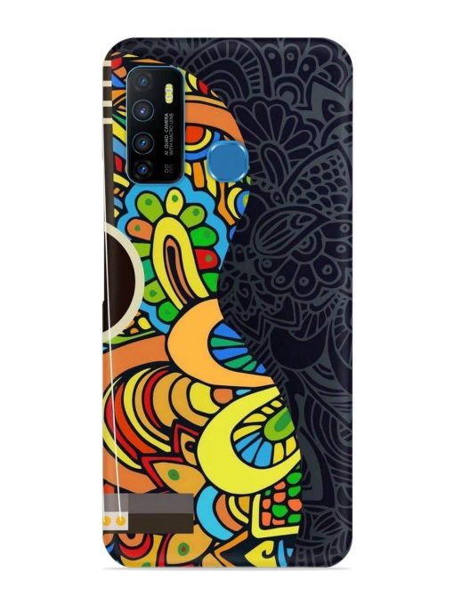 Guitar Vector Art Snap Case for Infinix Hot 9 Zapvi