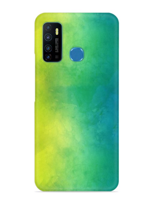 Yellow Green Gradient Snap Case for Infinix Hot 9