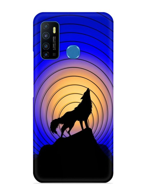 Fox Roaring Design Snap Case for Infinix Hot 9 Zapvi