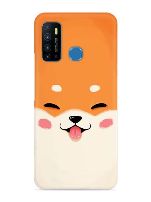 Happy Cat Art Snap Case for Infinix Hot 9 Zapvi