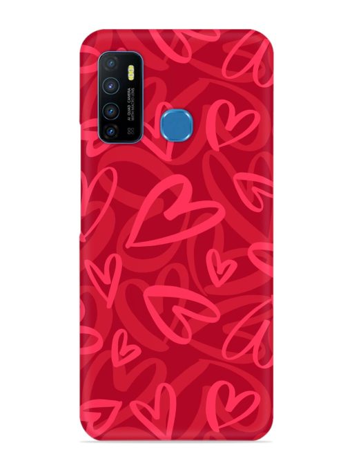 Seamless Romantic Pattern Snap Case for Infinix Hot 9