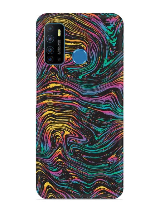 Abstract Liquid Colors Snap Case for Infinix Hot 9 Zapvi