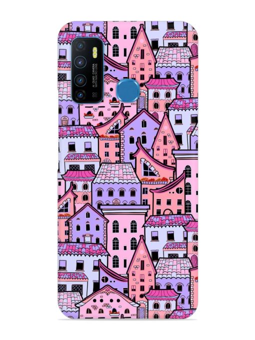 Seamless Pattern Houses Snap Case for Infinix Hot 9