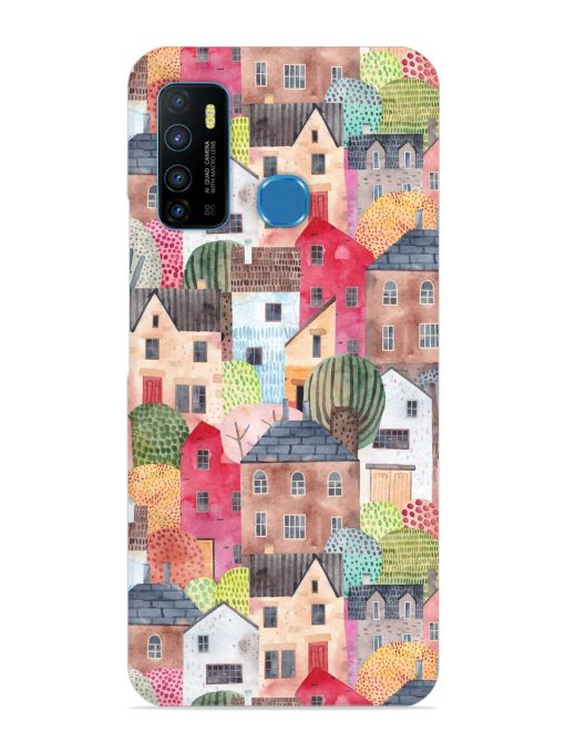 Abstract Seamless Pattern Snap Case for Infinix Hot 9 Zapvi