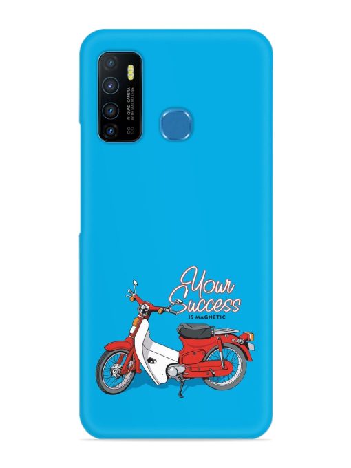 Motorcycles Image Vector Snap Case for Infinix Hot 9