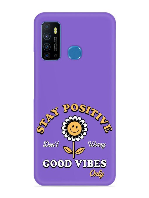 Retro Positive Flower Snap Case for Infinix Hot 9