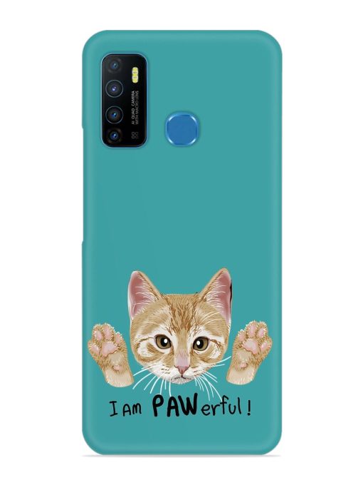 Typography Slogan Cat Snap Case for Infinix Hot 9