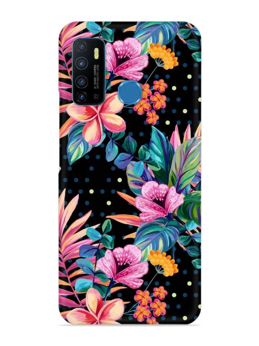 Seamless Floral Pattern Snap Case for Infinix Hot 9