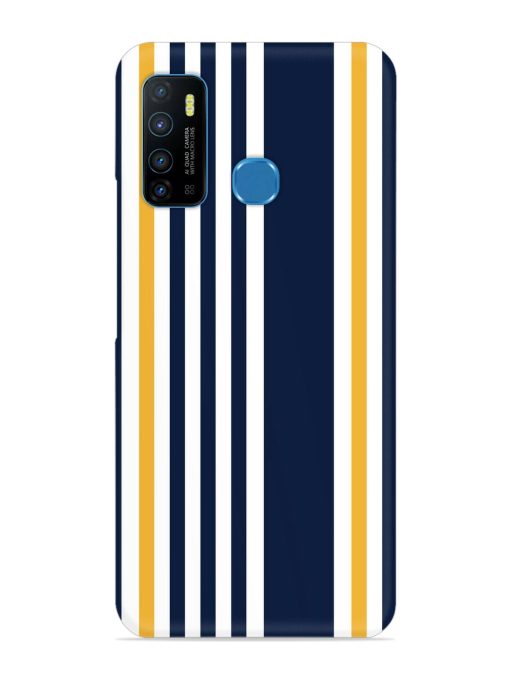 Seamless Stripe Pattern Snap Case for Infinix Hot 9