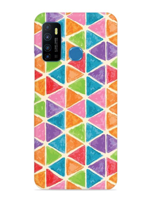 Seamless Colorful Isometric Snap Case for Infinix Hot 9