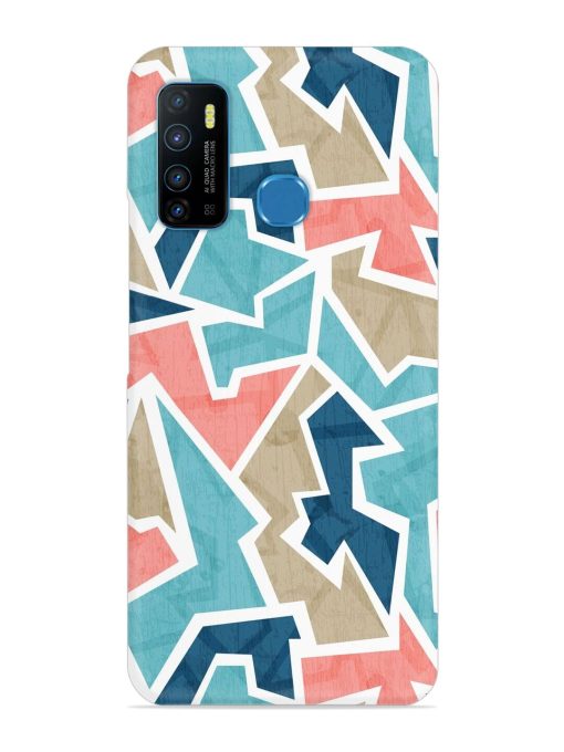 Vintage Geometric Triangle Snap Case for Infinix Hot 9