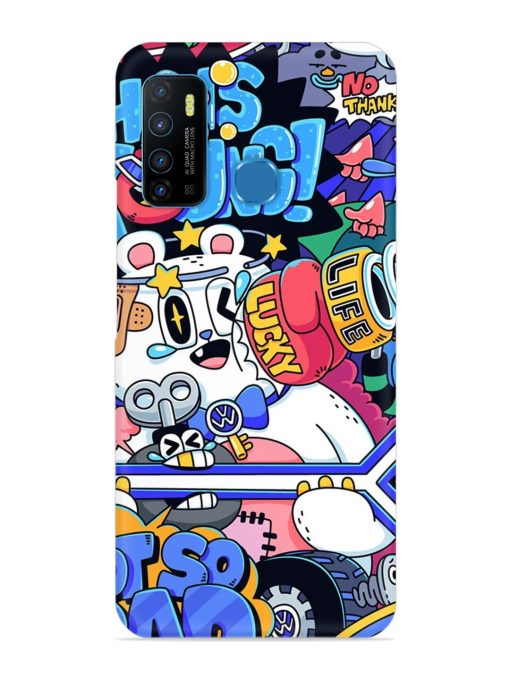 Universal Doodle Snap Case for Infinix Hot 9