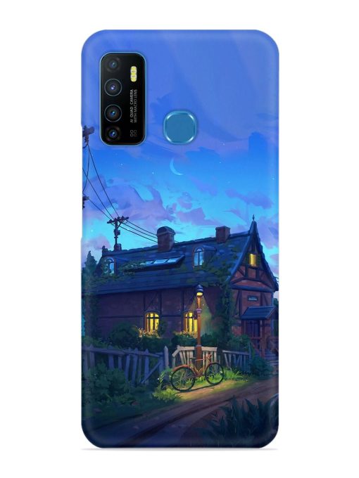 Beautiful Village House Snap Case for Infinix Hot 9 Zapvi