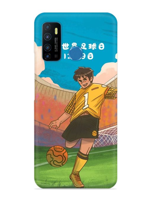 Soccer Kick Snap Case for Infinix Hot 9