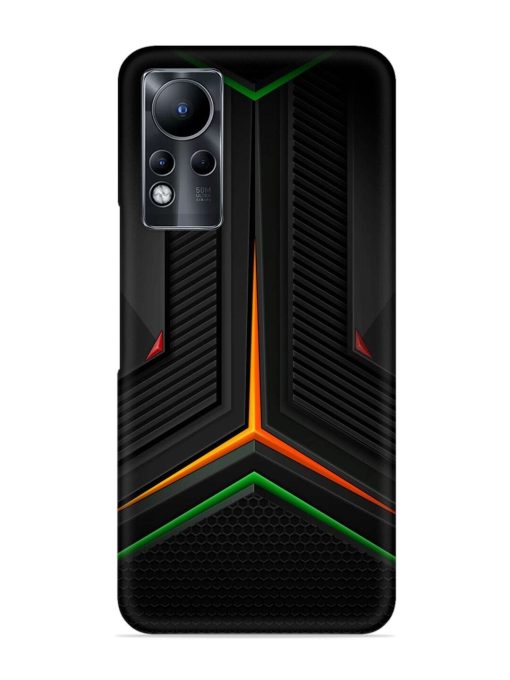 Orange Triangle Light Snap Case for Infinix Note 11 Zapvi