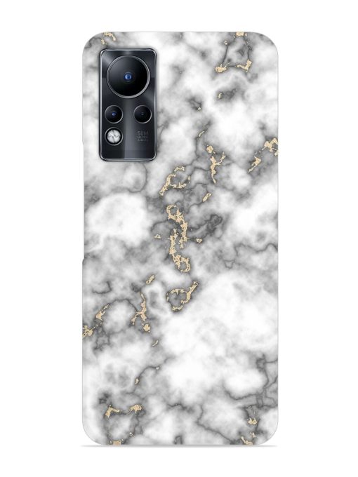 Gray And Gold Marble Snap Case for Infinix Note 11 Zapvi