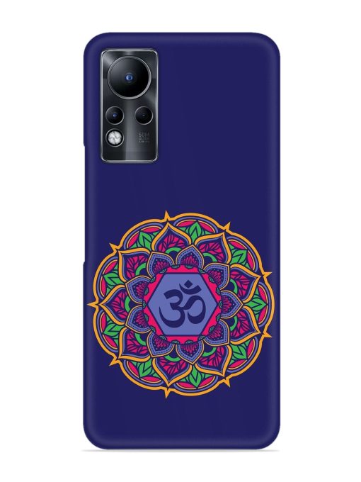 Om Mandala Art Blue Snap Case for Infinix Note 11