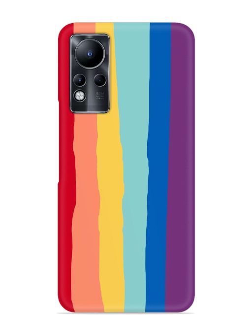 Rainbow Genuine Liquid Snap Case for Infinix Note 11 Zapvi