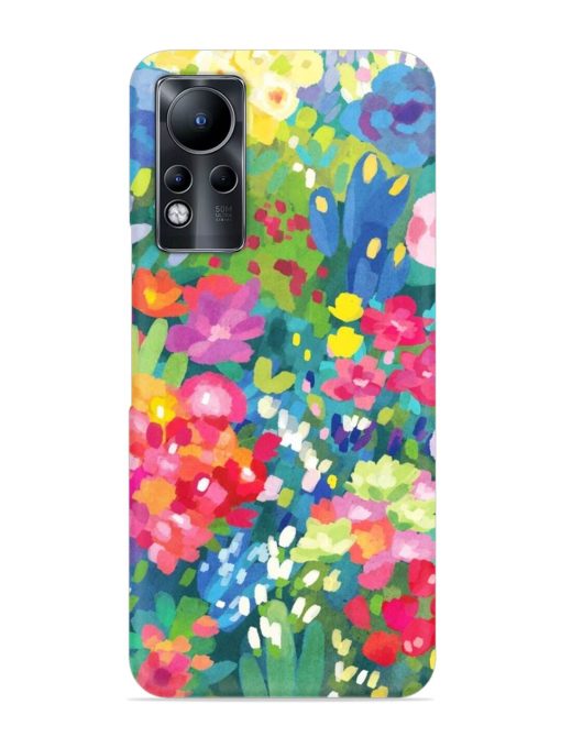 Watercolor Flower Art Snap Case for Infinix Note 11 Zapvi