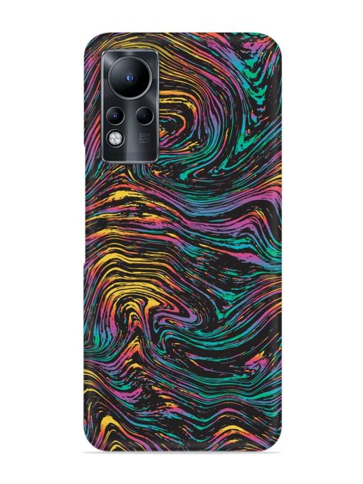 Abstract Liquid Colors Snap Case for Infinix Note 11 Zapvi