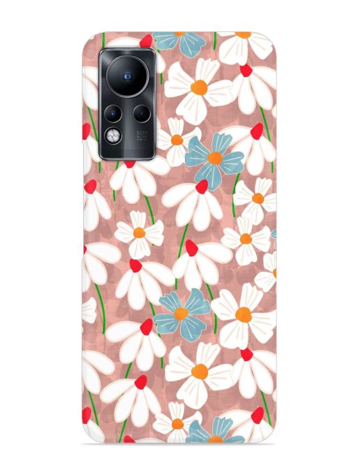 Abstract Petal Flowers Snap Case for Infinix Note 11 Zapvi