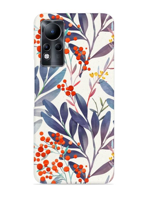 Seamless Floral Pattern Snap Case for Infinix Note 11 Zapvi