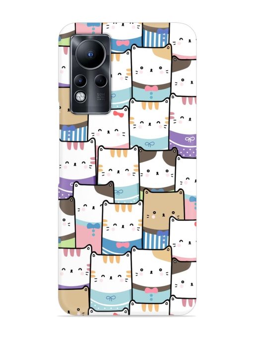 Cute Adorable Cat Snap Case for Infinix Note 11