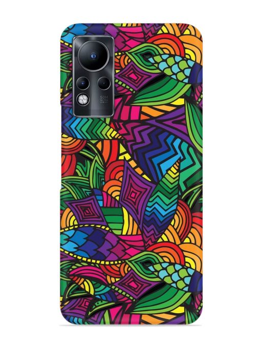 Abstract Multicolor Seamless Snap Case for Infinix Note 11 Zapvi