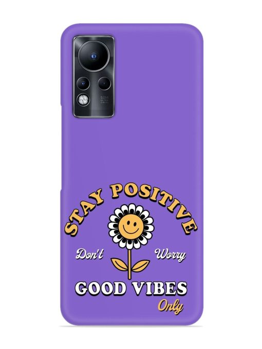 Retro Positive Flower Snap Case for Infinix Note 11 Zapvi