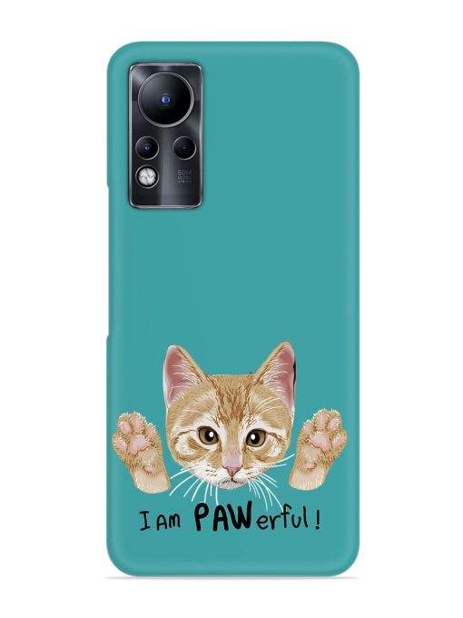 Typography Slogan Cat Snap Case for Infinix Note 11 Zapvi