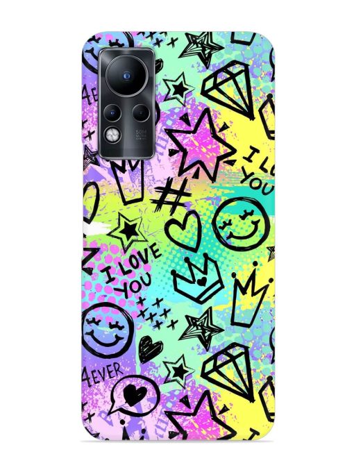 Bright Seamless Pattern Snap Case for Infinix Note 11 Zapvi