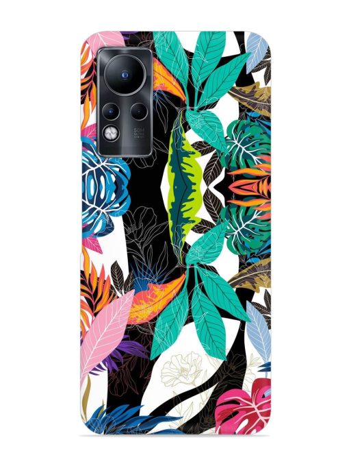 Floral Pattern Bright Snap Case for Infinix Note 11 Zapvi