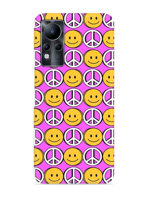 Smiley Face Peace Snap Case for Infinix Note 11 Zapvi