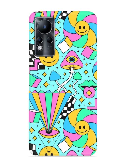 Trippy Rainbow 60S Snap Case for Infinix Note 11 Zapvi