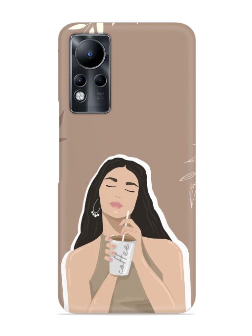 Girl With Coffee Snap Case for Infinix Note 11 Zapvi