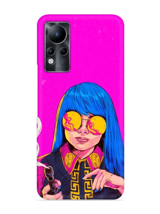 Aesthetic Anime Girl Snap Case for Infinix Note 11 Zapvi