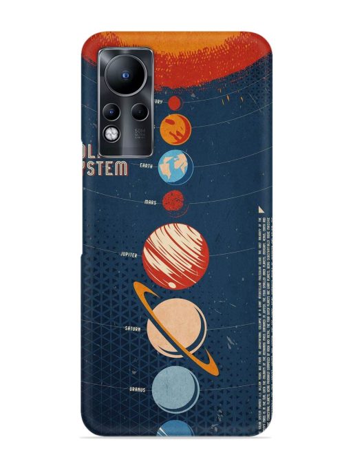 Solar System Vector Snap Case for Infinix Note 11 Zapvi