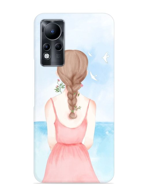 Watercolor Girl Vector Snap Case for Infinix Note 11 Zapvi