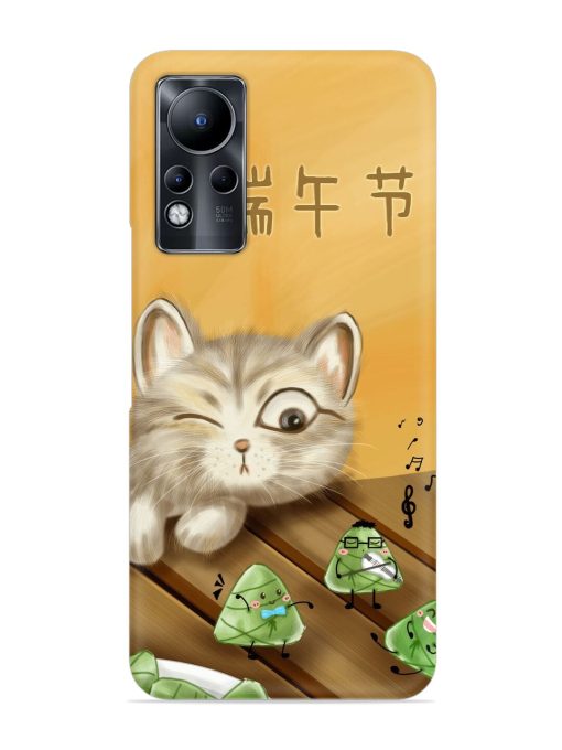 Cat Scorpion Dancing Snap Case for Infinix Note 11 Zapvi