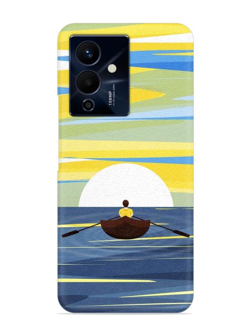 Rowing Person Ferry Paddle Snap Case for Infinix Note 12 Pro (5G)