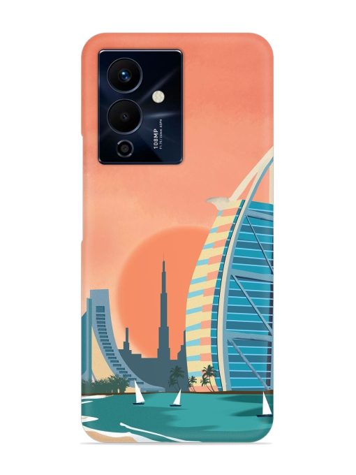 Dubai Architectural Scenery Snap Case for Infinix Note 12 Pro (5G) Zapvi