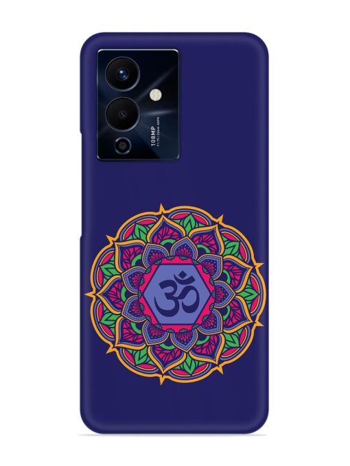 Om Mandala Art Blue Snap Case for Infinix Note 12 Pro (5G) Zapvi