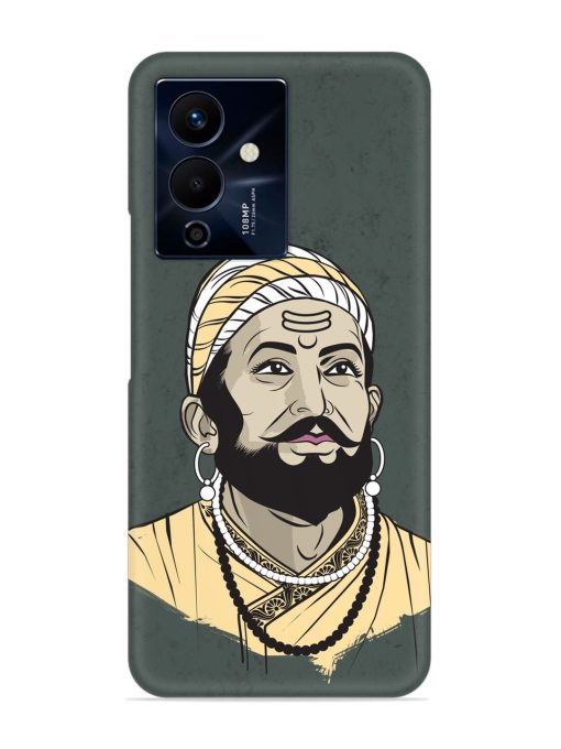 Shivaji Maharaj Vector Art Snap Case for Infinix Note 12 Pro (5G) Zapvi