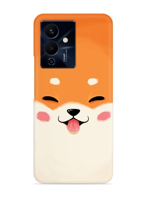 Cute Dog Face Vector Snap Case for Infinix Note 12 Pro (5G) Zapvi