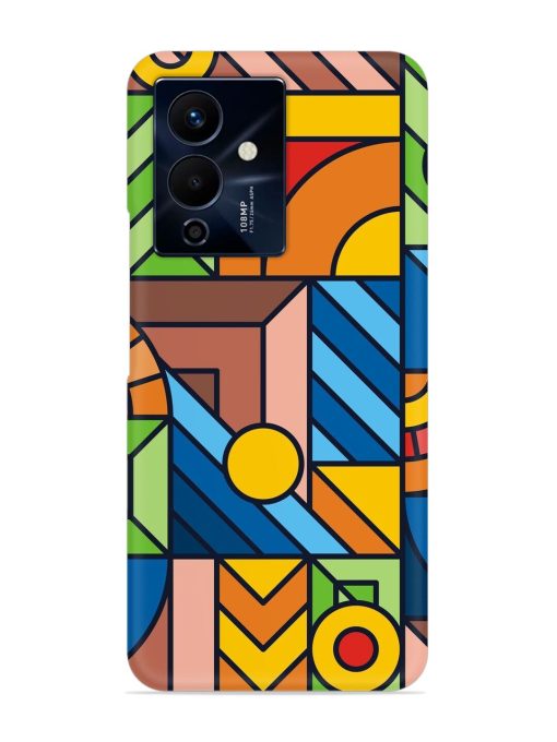 Colorful Geometric Snap Case for Infinix Note 12 Pro (5G)