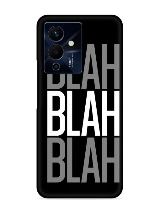 Blah Blah Blah Wallpaper Snap Case for Infinix Note 12 Pro (5G) Zapvi