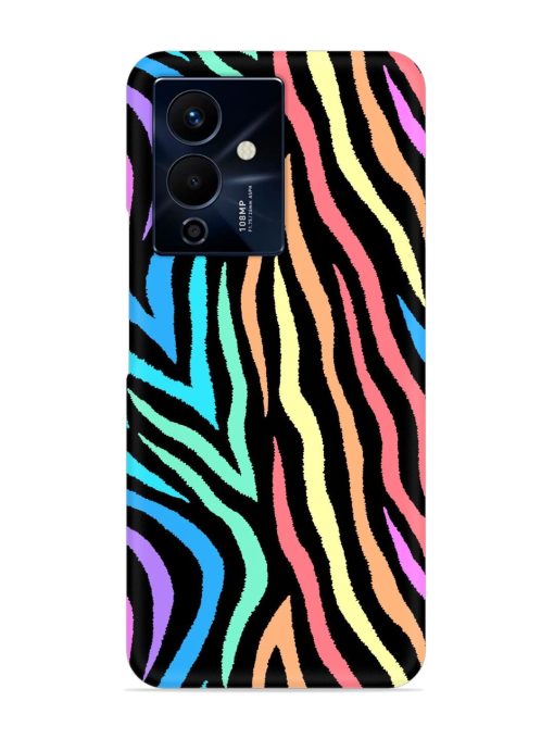 Colorful Abstract Zebra Snap Case for Infinix Note 12 Pro (5G) Zapvi