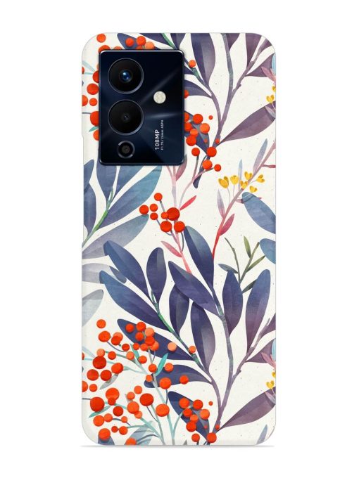 Seamless Floral Pattern Snap Case for Infinix Note 12 Pro (5G) Zapvi