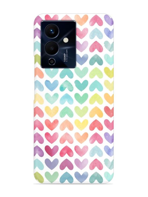 Seamless Colorful Watercolor Snap Case for Infinix Note 12 Pro (5G) Zapvi