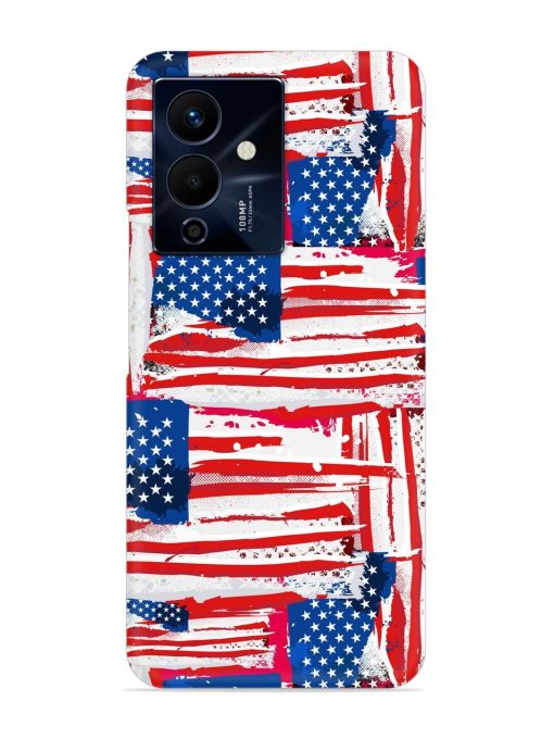 Usa Flag Seamless Snap Case for Infinix Note 12 Pro (5G)